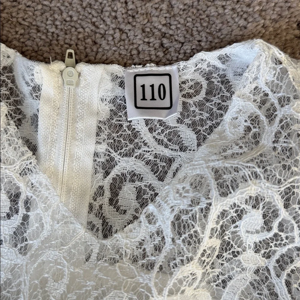 Dymcii White Tulle Dress SIZE 110cm/5Y